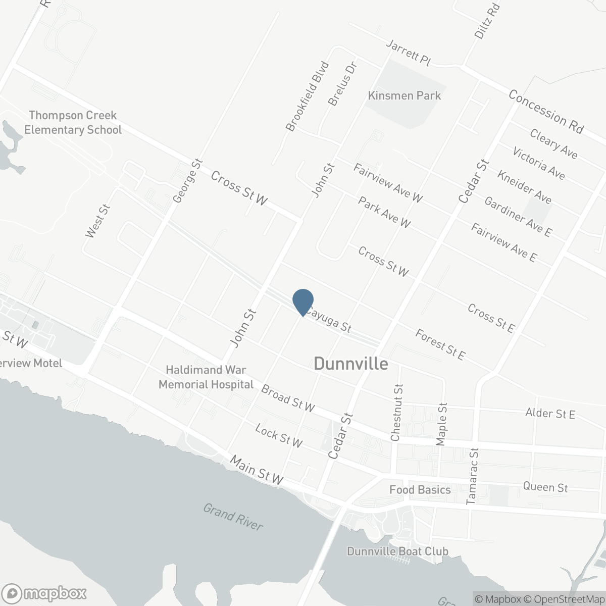 VL NORTH CAYUGA STREET W, Dunnville, Ontario N1A 1P4
